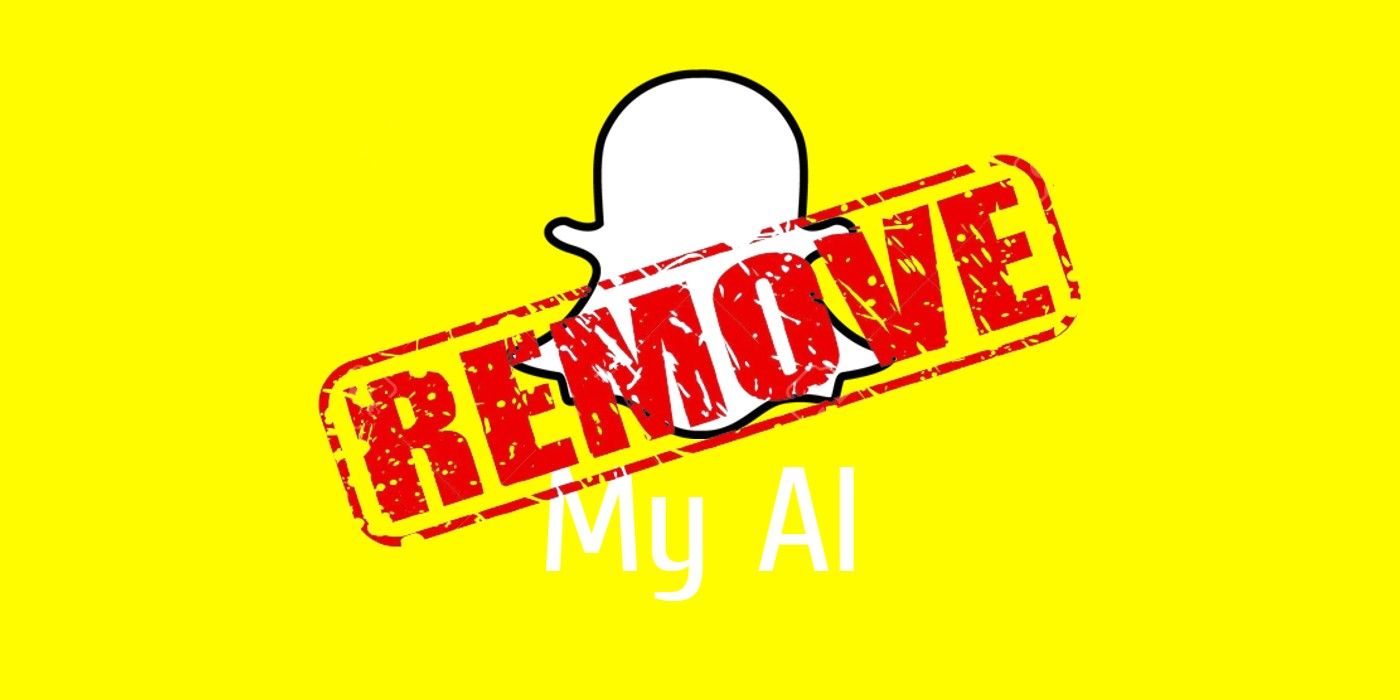 how to get rid of my ai on snapchat